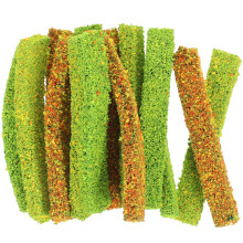 15Pcs Miniatyr Buskstrimlar Simulerade Buskar Klungor