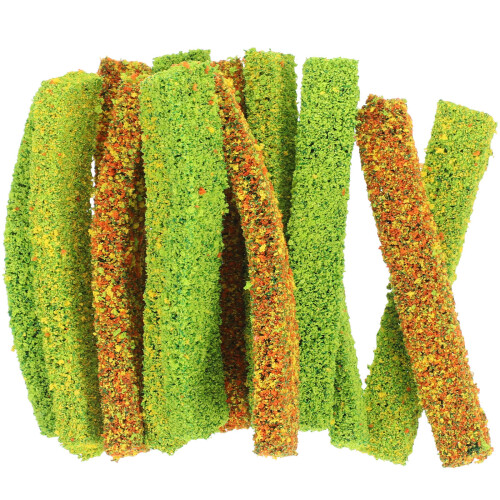 15Pcs Miniatyr Buskstrimlar Simulerade Buskar Klungor