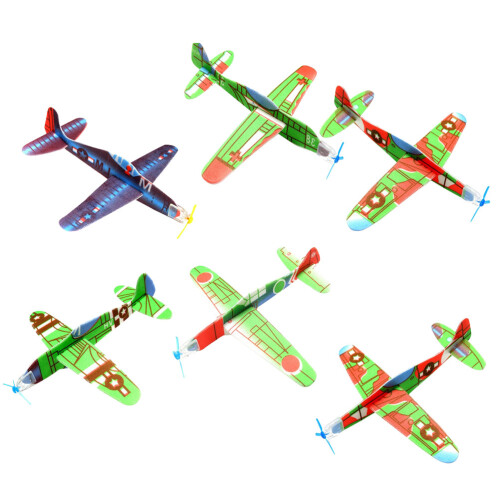 20Pcs Aerobatisk Plan Glider Flygplan Kastleksak För Uteidrott Barn 1