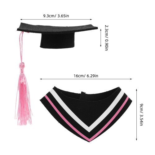 Graduation Kostym Fyllda Söt Kläder Mössa 1