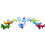 12Pcs Barn Mini Flygplan Leksak Premium 5