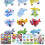 12Pcs Barn Mini Flygplan Leksak Premium 3