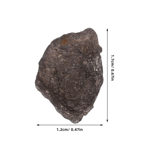Meteorit Oregelbunden Glasmeteorit Berg För 1
