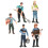 5Pcs Bondesimuleringsmodell Bondeliknande Figur För Tårta 10