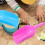 3Pcs Mini Sandskovlar Plast Strandleksaker För Barn 7