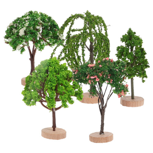 5Pcs Miniatyr Gator Modeller Landskapsdesign 2