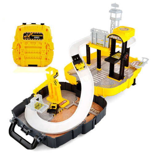 1 Set Barns Spårbana Leksak Ryggsäck 3D Plast 2