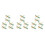 6 Pcs Gummibanddriven Flygplanssegelplaneringsmaterial Diy Sats 9