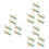 6 Pcs Gummibanddriven Flygplanssegelplaneringsmaterial Diy Sats 7