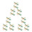 6 Pcs Gummibanddriven Flygplanssegelplaneringsmaterial Diy Sats 10