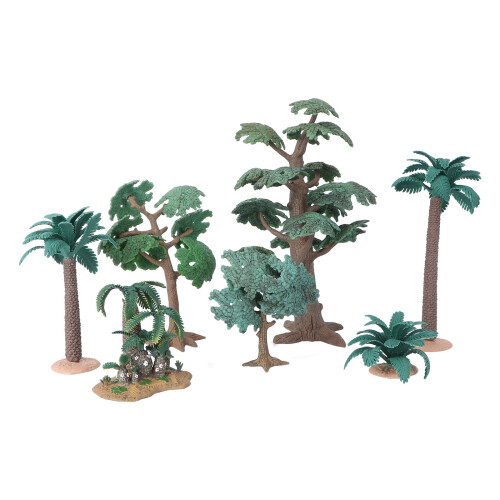 3 Set Imitationsträdsutsmyckningar Sandboxie Landskapsdekoration 1