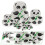 10Pcs Mage Panda Målade Näschtända Ryska Leksakssatser 6