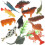 12Pcs Sorterade Ocean Havsdjur Figurer Realistiska 7