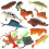 12Pcs Sorterade Ocean Havsdjur Figurer Realistiska 5