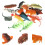 12Pcs Sorterade Ocean Havsdjur Figurer Realistiska 4