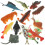 12Pcs Sorterade Ocean Havsdjur Figurer Realistiska 9