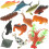 12Pcs Sorterade Ocean Havsdjur Figurer Realistiska 8