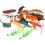 12Pcs Sorterade Ocean Havsdjur Figurer Realistiska 11