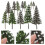 36 Pcs Modellträd Mini Simulerad Tall Mikro Landskapsdekoration 10