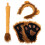Lovely Lion Kostym Set Handskar, Öron, Halsband ( ) 9