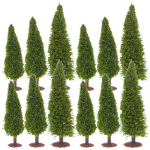 12Pcs Miniatyr Gata Trälek Föremål Landskaps Sandbord