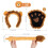 Lovely Lion Kostym Set Handskar, Öron, Halsband ( ) 2