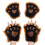 Lovely Lion Kostym Set Handskar, Öron, Halsband ( ) 7