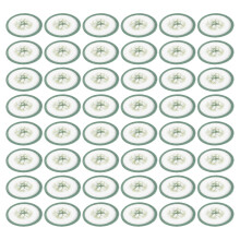 100Pcs Engångs Ögonpärlor -Vävda Pappersögonmask Tillbehör