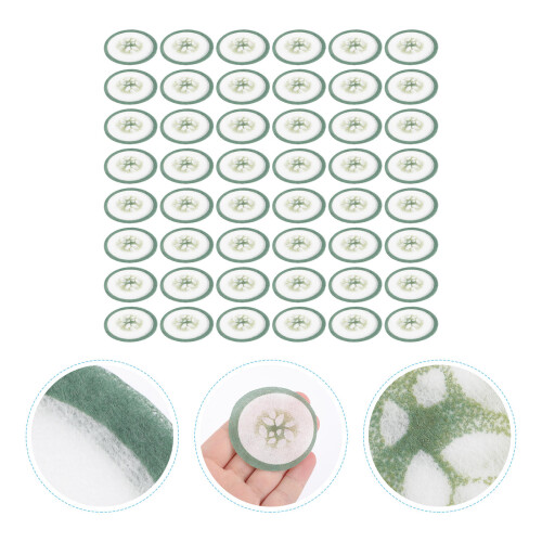 100Pcs Engångs Ögonpärlor -Vävda Pappersögonmask Tillbehör 2