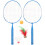 2 Racchette Badminton con Palline per Sport 9