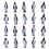 32Pcs Realistiska Pingvinmodeller, PVC, Leksaker 7