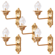 5Pcs Små Väglampor Mini Ljusväggslampa Sandlådebaserad DIY-Material