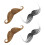 4Pcs Skägg Mustasch För Halloween, Cosplay, 1