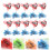 24Pcs Dragbak Planplan Lekset Flygplan 4