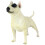 Bull Terrier Modell Stående Simulerad Hund Falsk 3