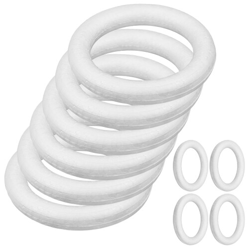 10Pcs Cirkulärt Ringar Konstteckning Materialmodell För Barn