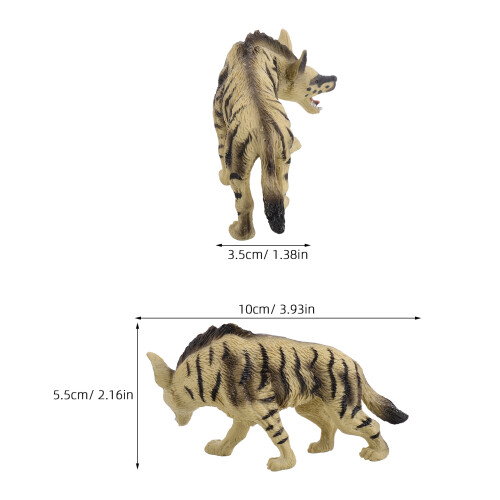 Realistisk Hyena Modell För Barn Utbildande Lektyg 1