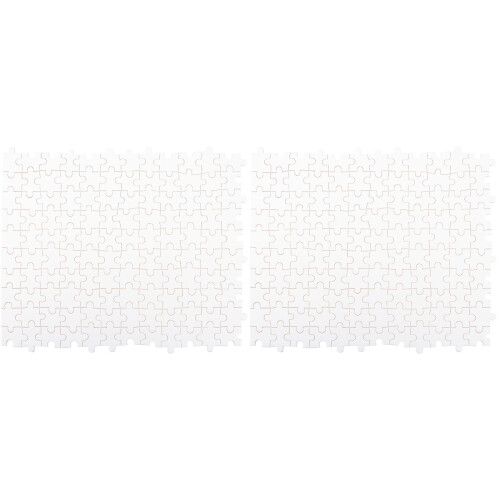 2000 Pcs DIY Värmeöverföring Träpussel För Konsthandarbete 2