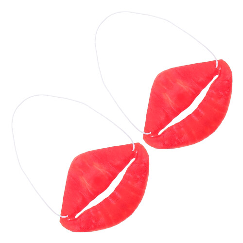 2Pcs Kvarts Röda Munnen Leksaker Till Halloween