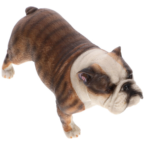 Realistisk Bulldoggfigur Hundlek 2
