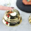 2 St Mottagningsklocka Handtryck Restaurang Service (Guld) 8