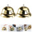 2 St Mottagningsklocka Handtryck Restaurang Service (Guld) 2