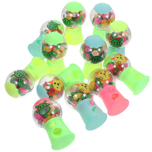 12Pcs Radgummi Maskiner Leksaker Barn Studenter Skrivmaterial 2