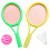1 Set Tennisslagträ 2 Bollar, , Utomhuslek För Barn 2