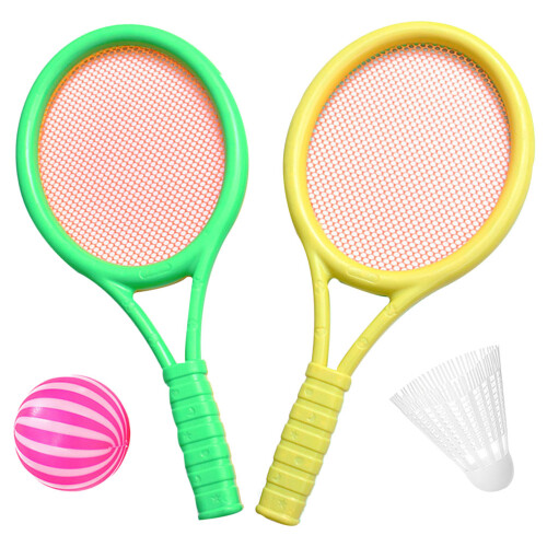 1 Set Tennisslagträ 2 Bollar, , Utomhuslek För Barn 1