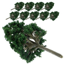 10Pcs Plastträd Modeller För Hantverk Miniatyrträd Diy