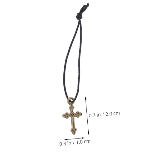 5Pcs Dockhalsband För , Mini Legeringshalsband, Dockkors 2