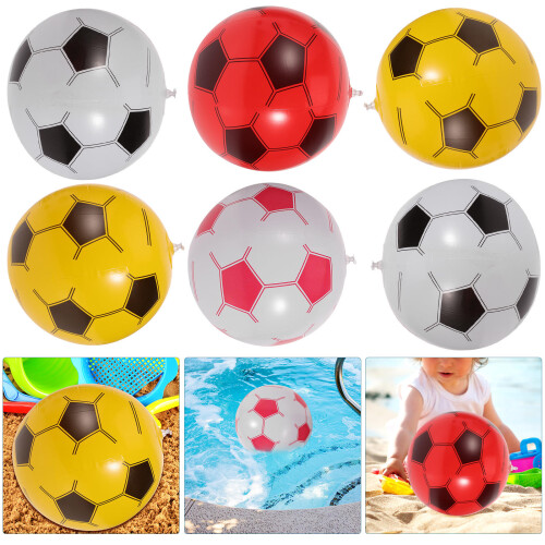 30 Delar Luftfyllda Fotbollsläcker Barns Strandbollar 2