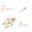4Pcs DIY Hydraulisk Robotarm Kit För Barn STEM Leksaker Trämodell 8