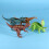 4Pcs Simulation Dinosaurieägg Samlingslek För Barn Mönster 8
